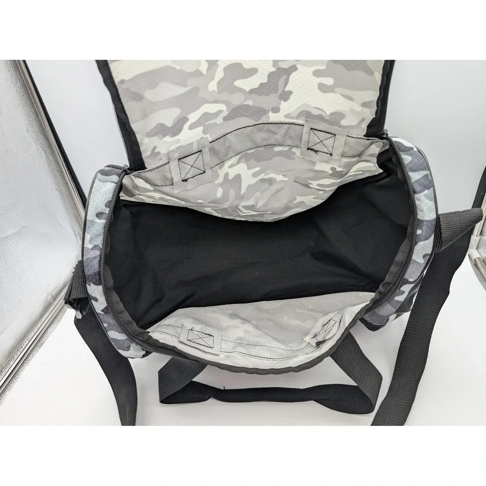 Adidas Camo Duffle Bag Gym Travel Carry On Streetwear Athletic Tote Snow Camo